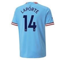 Manchester City Aymeric Laporte #14 Hjemmedrakt 2022-23 Kortermet